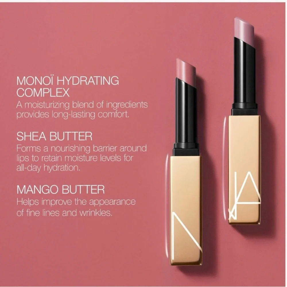 NARS Afterglow Sensual Shine Lipstick In Voyeur 201( Warm Brown)